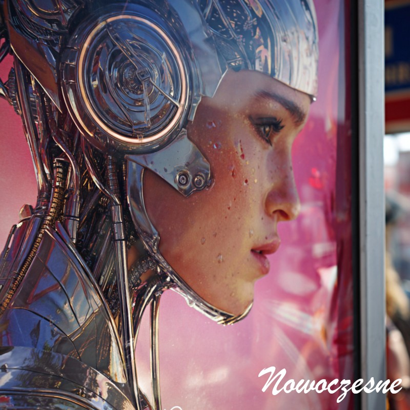Plakat cyberpunk